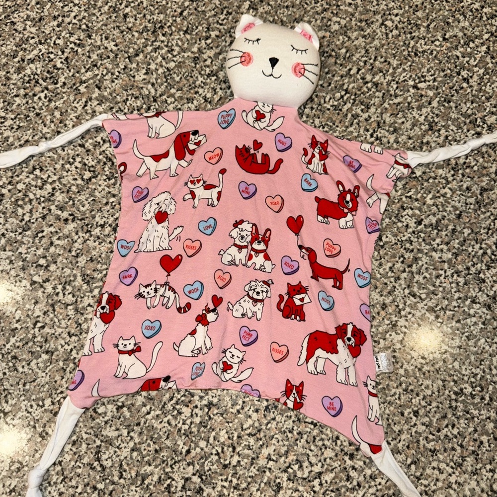 Little Sleepies Valentines Cat Lovey